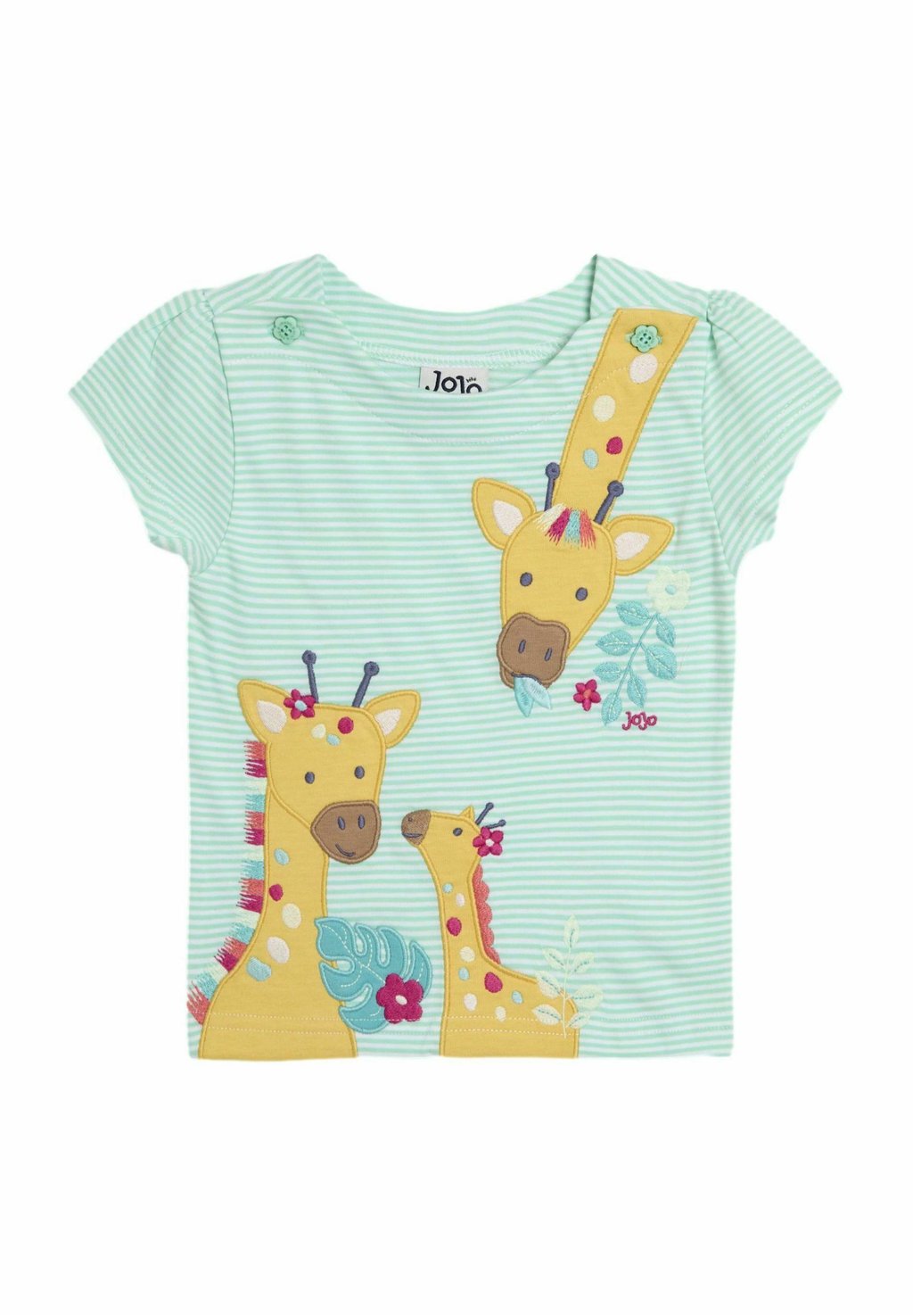 

Футболка с принтом LLAMA APPLIQUÉ JoJo Maman Bébé, зеленый