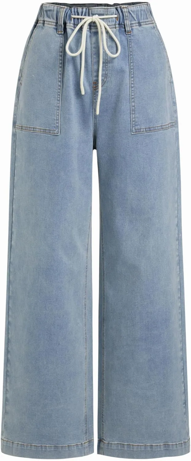 

Cider женские джинсы-бойфренды с высокой эластичной талией и глубокими карманами