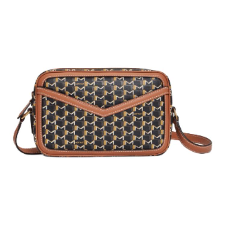 

Moynat Сумка через плечо с кожаной отделкой