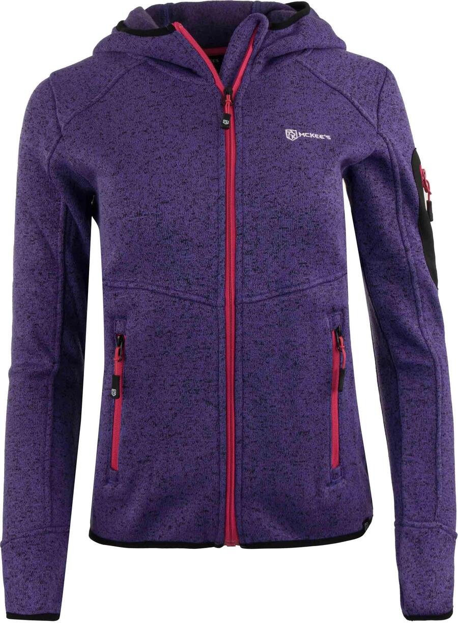 

MCKEEVER Женская толстовка с капюшоном McKees Badia Violet Mélange — комфорт и стиль