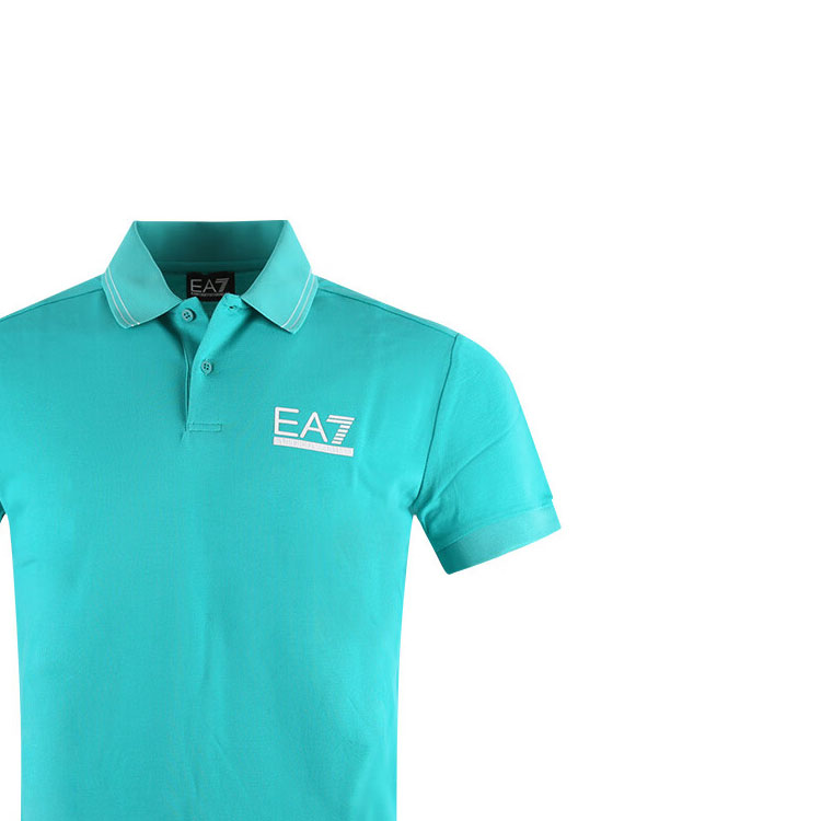 

Футболка поло мужская зеленая EA7 EMPORIO ARMANI