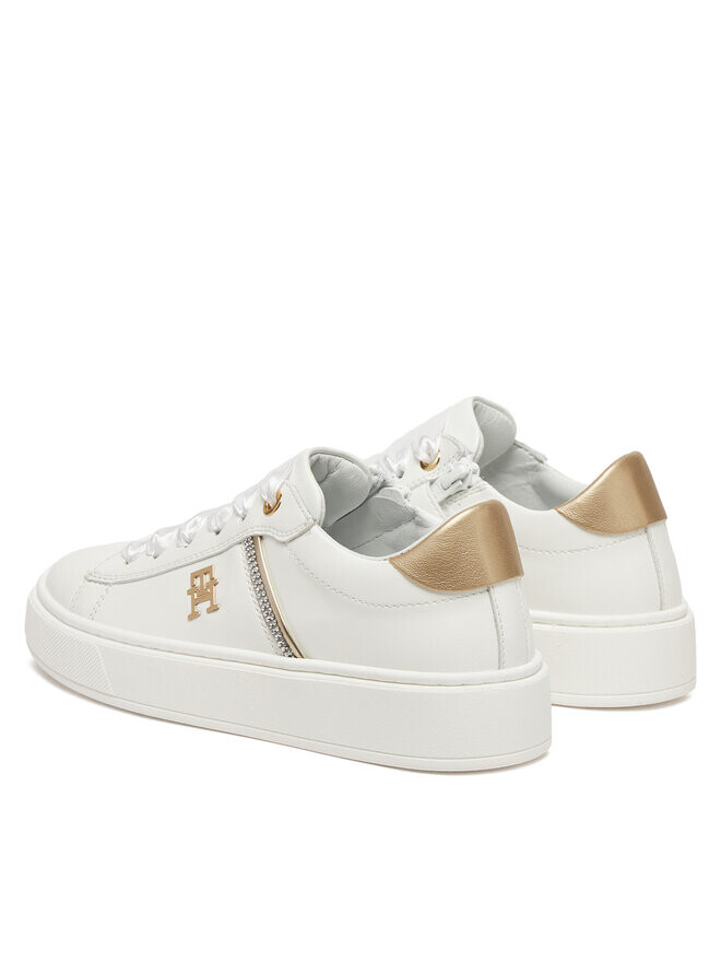 Кроссовки Tommy Hilfiger Low Cut Lace UP T4A9-33933-0206X048, белый — фото 3
