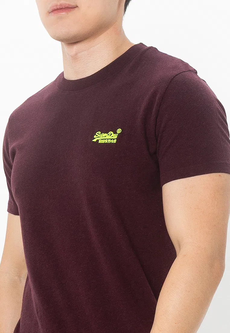 Футболка с вышивкой логотипа, Essential, короткий рукав Superdry, желтый — фото 3