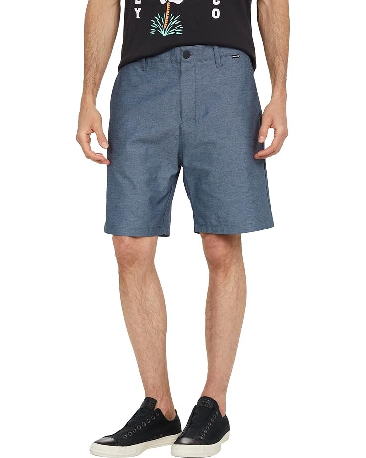 

Шорты Hurley H2O-Dri Breathe 19" Walkshorts, цвет Obsidian