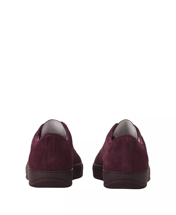 Мужские кроссовки dbb1 из кожи и замши Lanvin, фиолетовый — фото 3