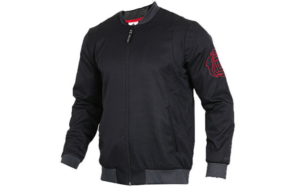 Куртка adidas Rose Cny Jkt Printing Sports Jacket Black, черный — фото 2