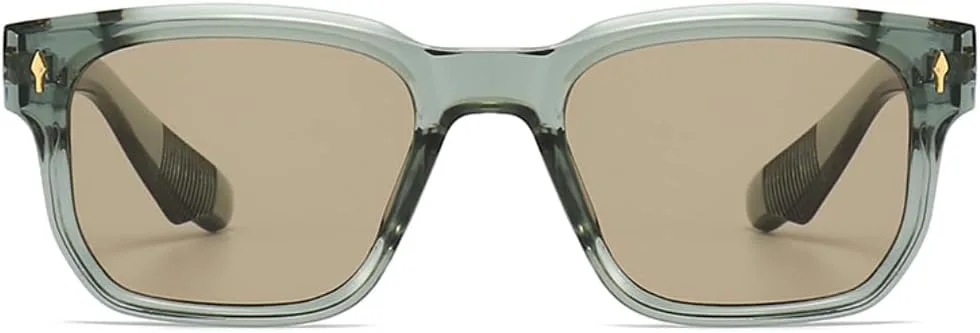 

Солнцезащитные очки с защитой UV400 | Компактная легкая оправа, цветные линзы | Для женщин и мужчин, для занятий спортом на открытом воздухе и вождения DSVIGF, Brown