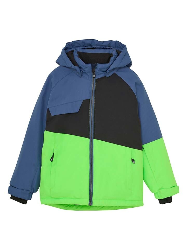 

Лыжная куртка Color Kids Ski-/ Snowboardjacke, цвет Blau/Schwarz/Grün