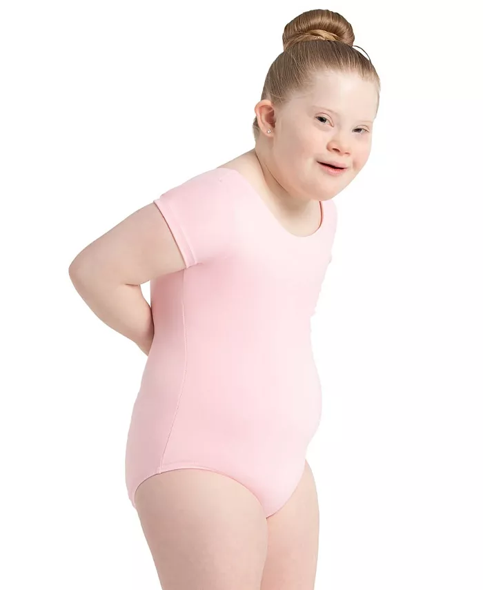 

Купальник с коротким рукавом для девочек Capezio, розовый