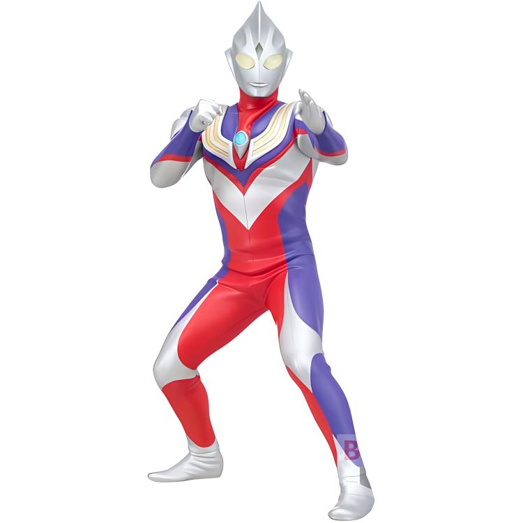 

Ультрамен тига стеклянная фабрика, герб героя, модель для славы бонусные подарки BANPRESTO, To The Glorious-Style A