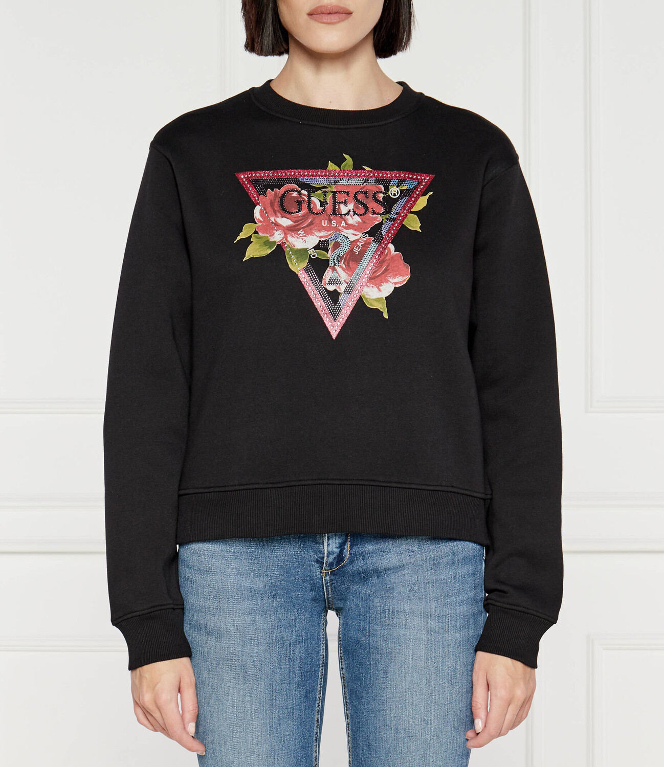 

Толстовка GUESS Regular Fit, черный