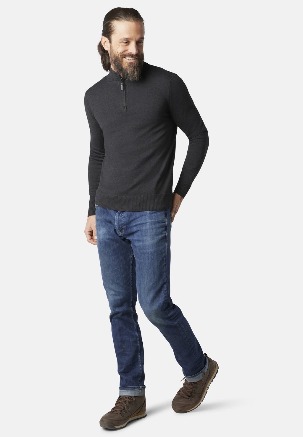 

Джемпер SPARWOOD 1/2 ZIP Smartwool, серый