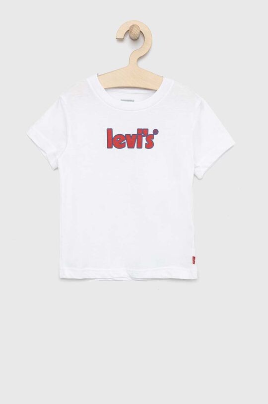 

Хлопковая футболка для детей Levi's, белый