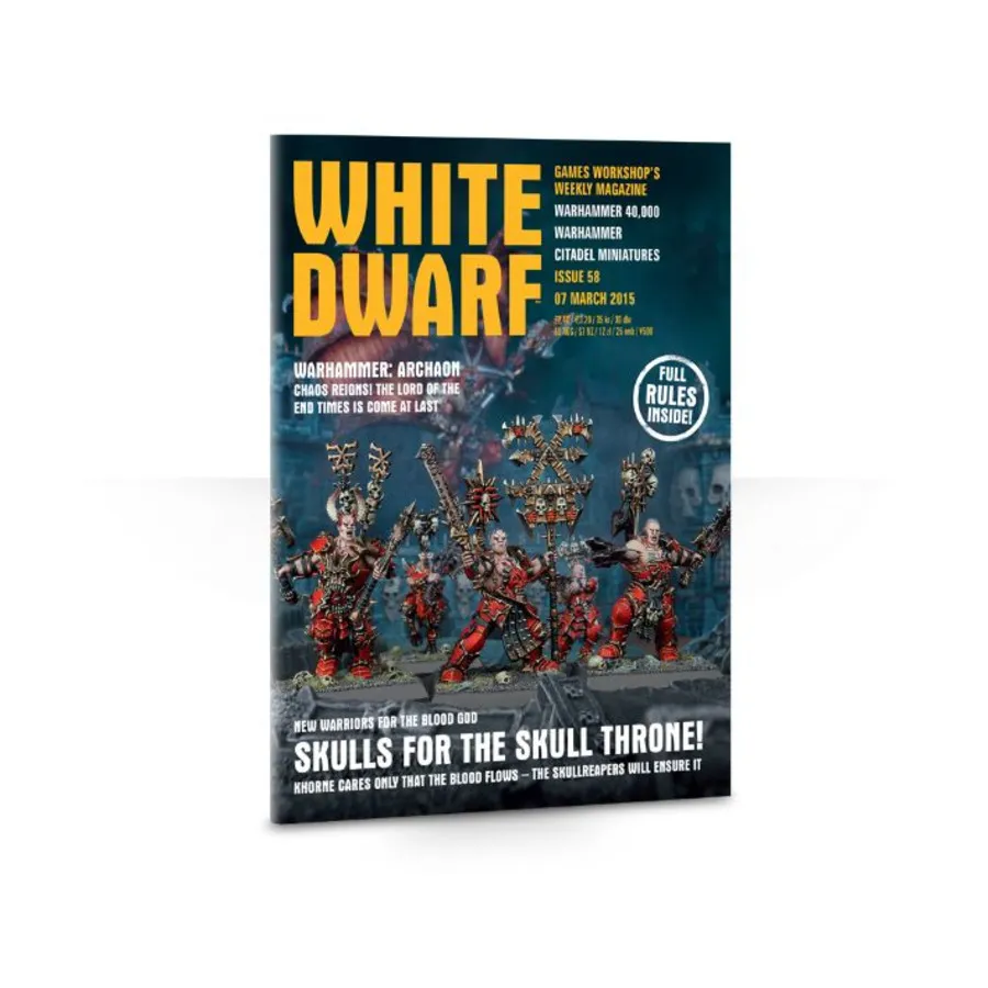 

#58 «Черепа для Трона Черепов», White Dwarf Weekly - 2015 (#49-#100)