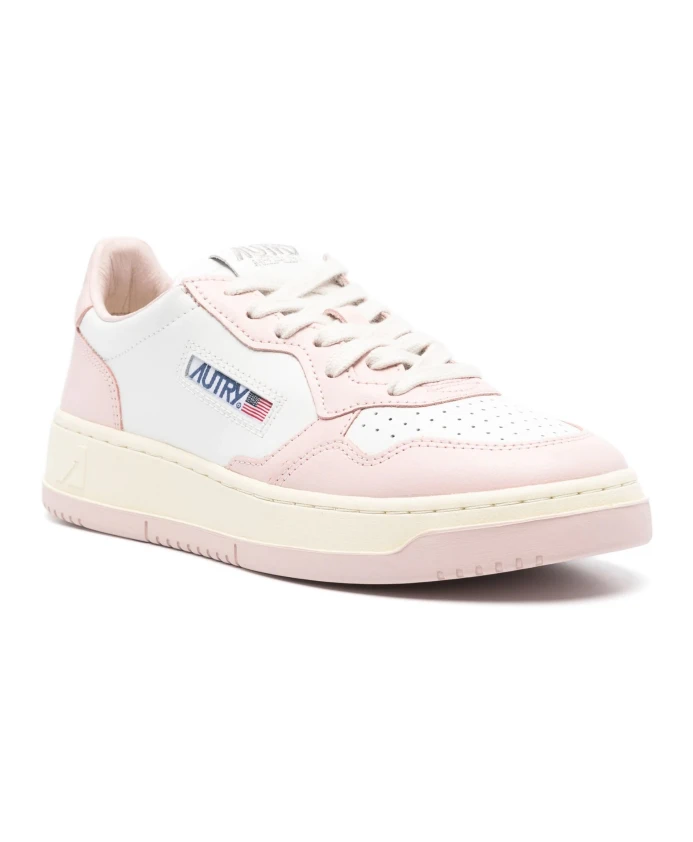 Кроссовки AUTRY Medalist Skateboard Low-Top, белый/розовый — фото 2