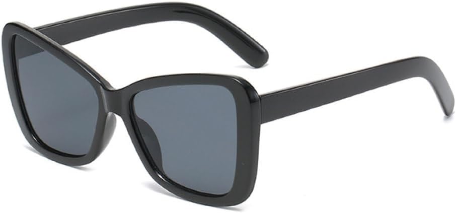 

Женские солнцезащитные очки в стиле ретро-винтаж с маленькими бабочками, розовые солнцезащитные очки UV400, мужские солнцезащитные очки «кошачий глаз» LANGSER, C1 Black