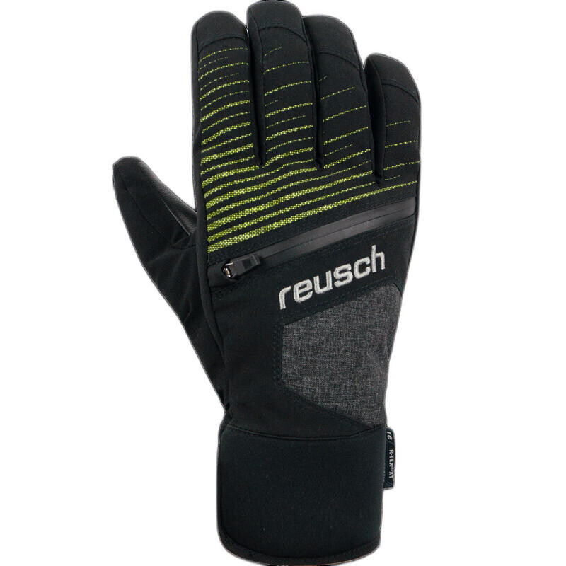 

Лыжные перчатки Reusch, цвет black/black/yellow
