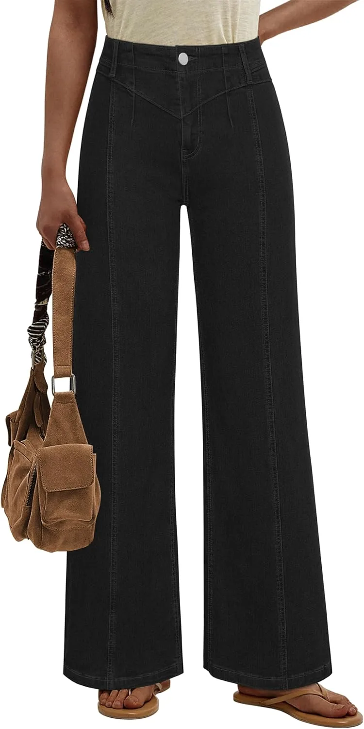 

Женские джинсы Wide Leg High Waisted с эффектом Slim Butt Lift BISUAL