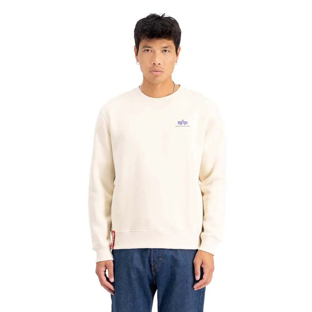 

Толстовка Alpha Industries Basic Small Logo, бежевый