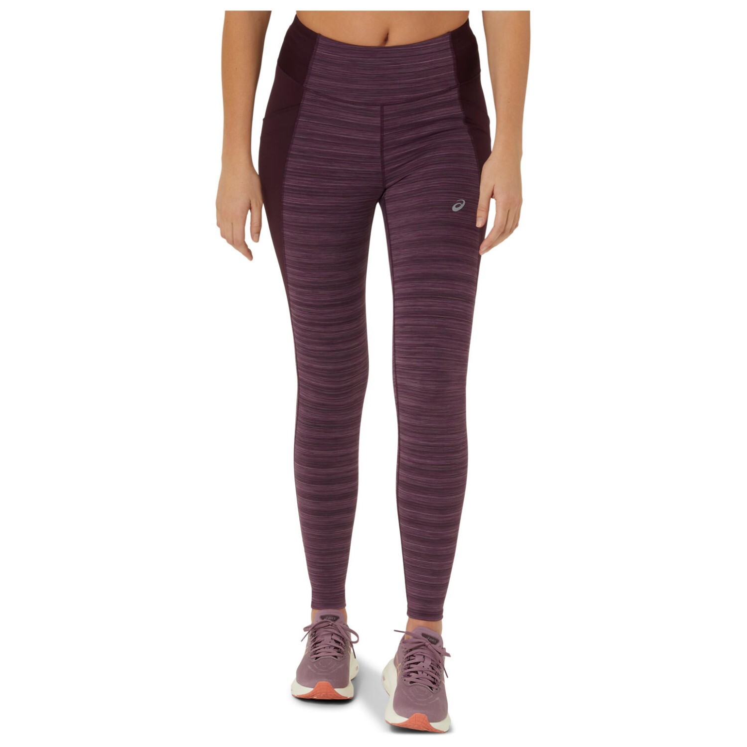

Леггинсы Asics Nagino Run Tight, цвет Dark Aubergine Heather