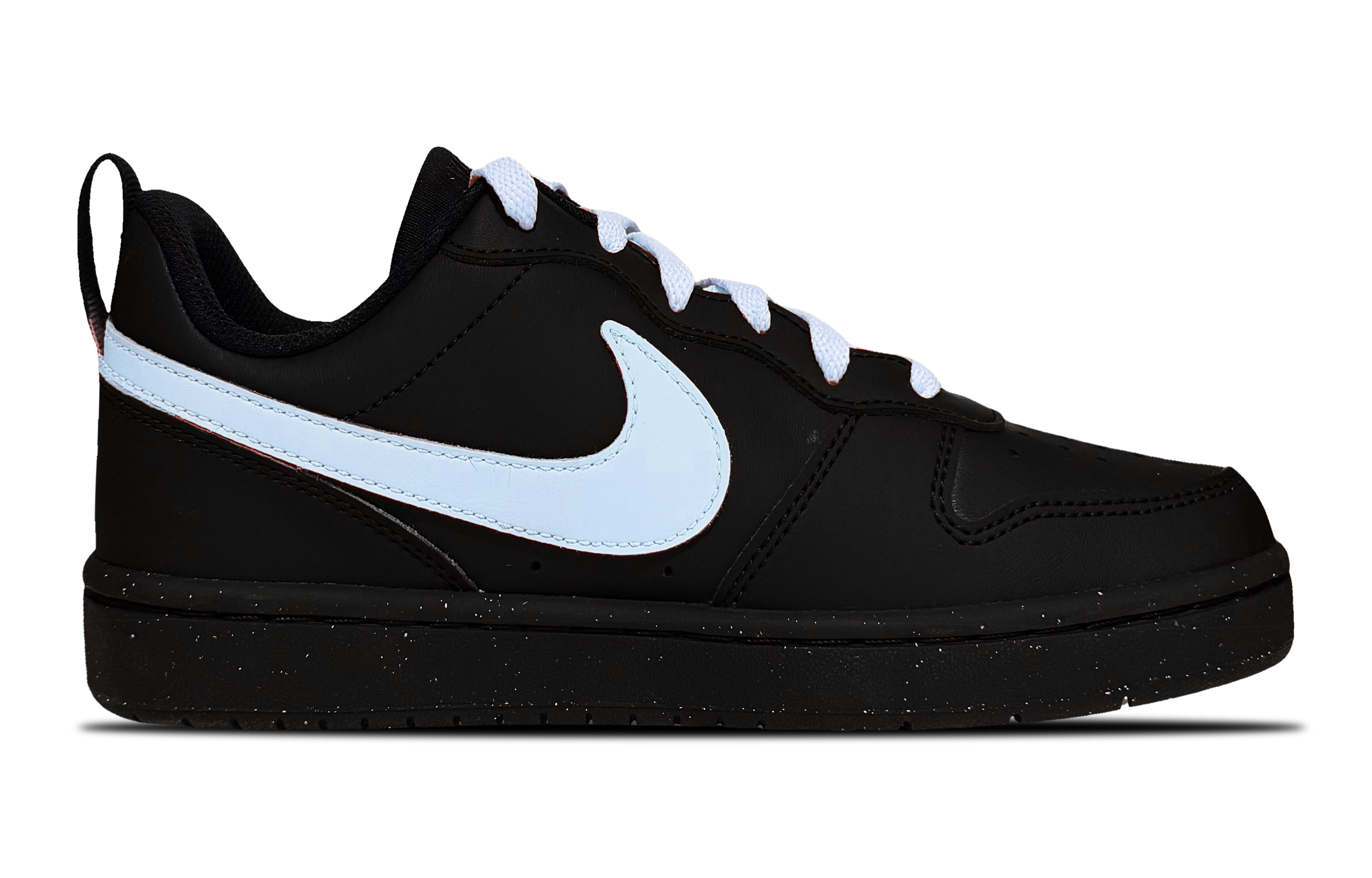 Nike Кроссовки для скейтбординга Court Borough Blue Rose Sweetheart Low top Kids черные для подростков — фото 3