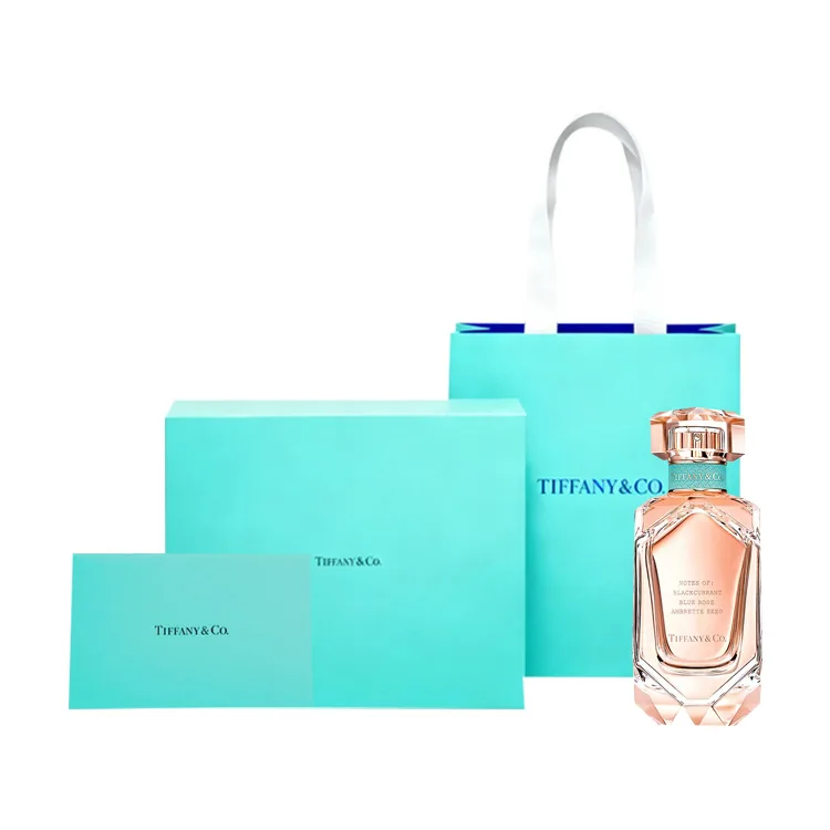 TIFFANY & CO. Женские духи Rose Gold с цветочно-фруктовым аккордом, мускусом и голубой розой, 75mll/Official Box Shopping Bag