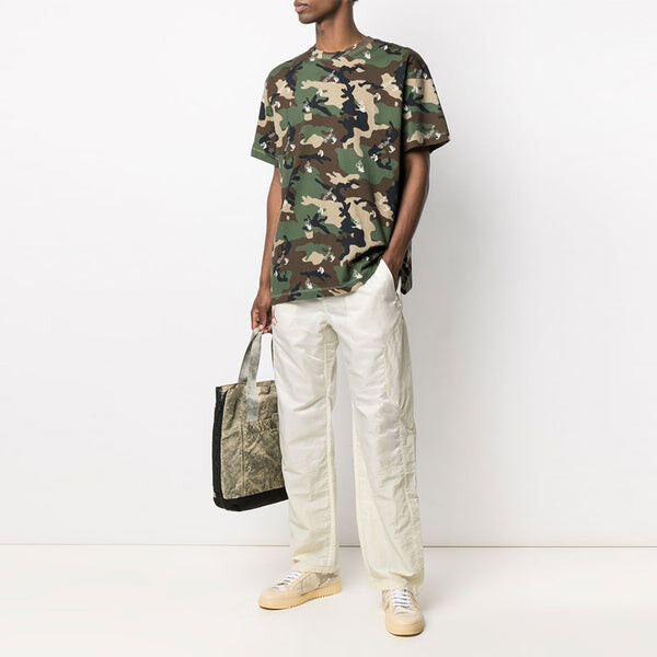 Футболка ss21 cozy camouflage pattern short sleeve loose fit camouflage Off-White, камуфляж — фото 2