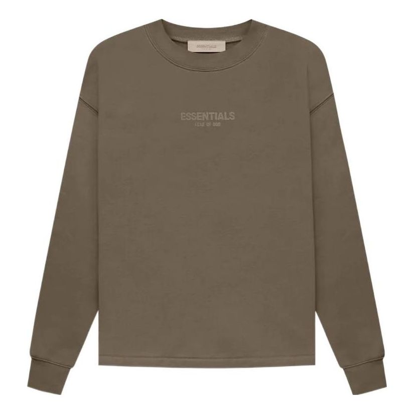

Худи Fear of God Essentials FW22 Relaxed Crewneck Wood, коричневый