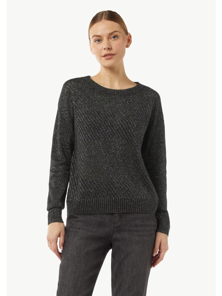 

Пуловер comma CI Strickpullover langarm, черный