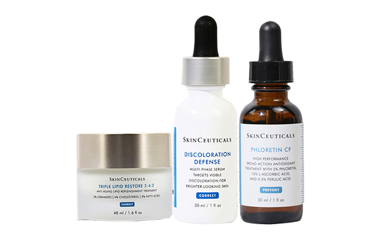 SKINCEUTICALS Набор Radiance Bottle + Multi Acid Serum + Lipid Film 242 Cream в подарочной упаковке с шоппером — фото 2