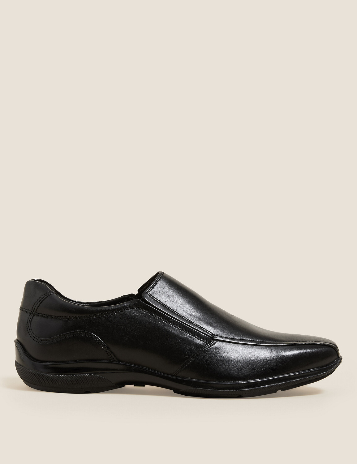 

Кожаные слипоны Airflex Marks & Spencer, черный