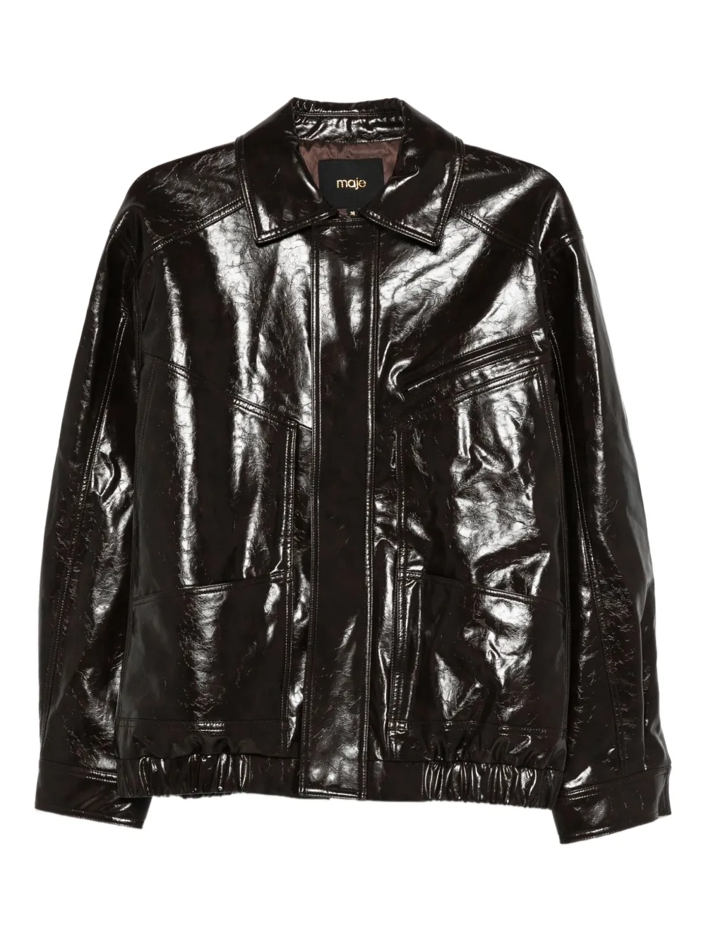 

Куртка с манжетами Maje, коричневый