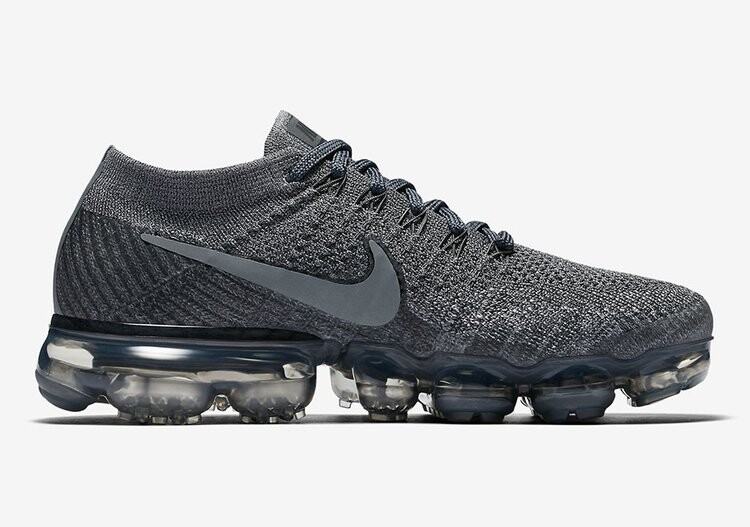 Кроссовки NikeLab Wmns Air VaporMax 'Cool Grey', серый — фото 4