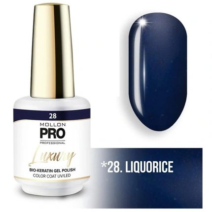 

Mol Luxury 28 - полуперманентный лак для ногтей Mollon Pro