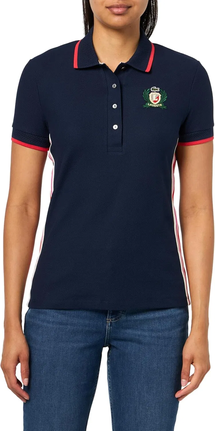 Поло Lacoste Slim Fit, Темно-синий