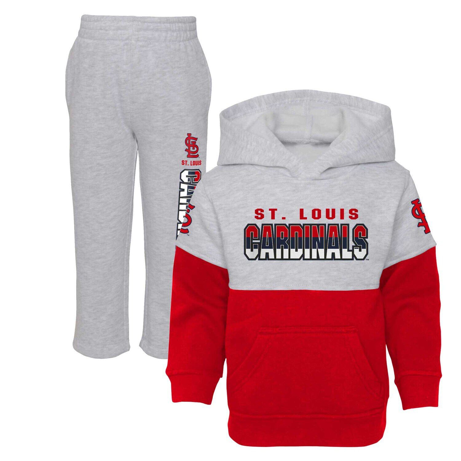 

Комплект из двух предметов Playmaker St. Louis Cardinals Toddler Red/Heather Grey Outerstuff