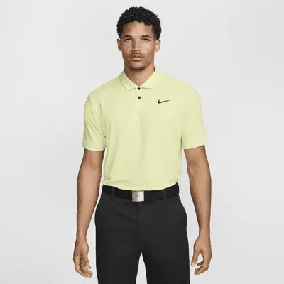 

Футболка Nike Dri-FIT Tour, цвет Light Lemon Twist/Black