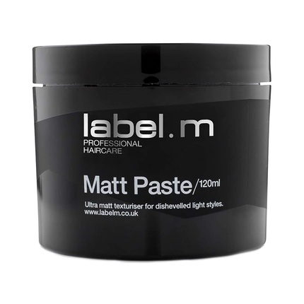 

Matte Paste Ultimate Текстуризатор из каолиновой глины с силой листьев бамбука и влагой плодов кокоса, 120 мл label.m