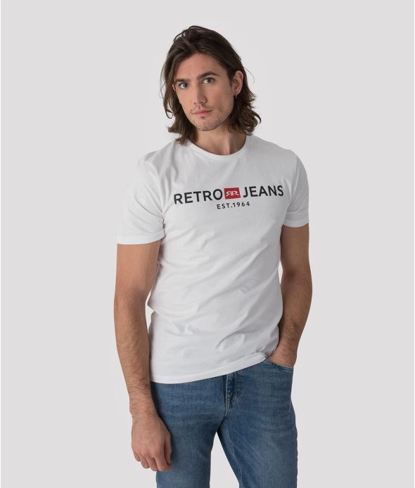 

Enos21 футболка Retro Jeans, белый