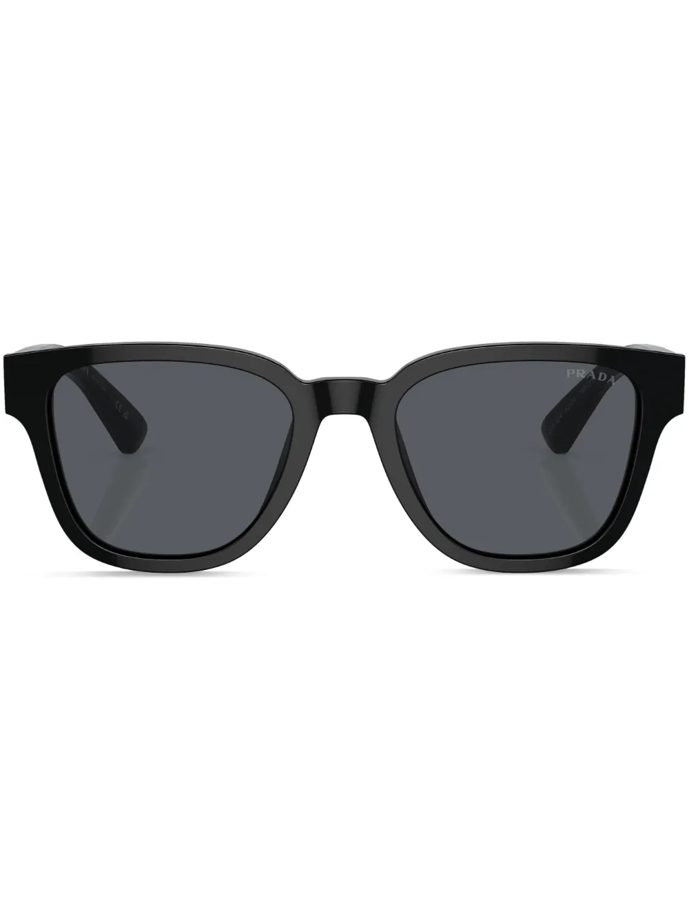 

Солнцезащитные очки в D-образной оправе с логотипом Prada Eyewear, черный
