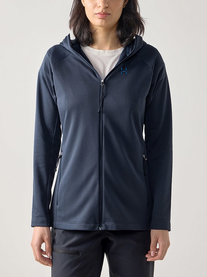 

Флисовая куртка "Korp Mid" темно-синего цвета Haglöfs