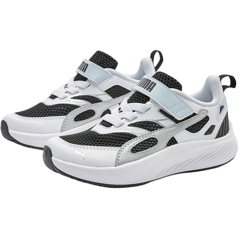 Кроссовки Pounce Lite Low Top для детей PUMA, белый/черный — фото 2