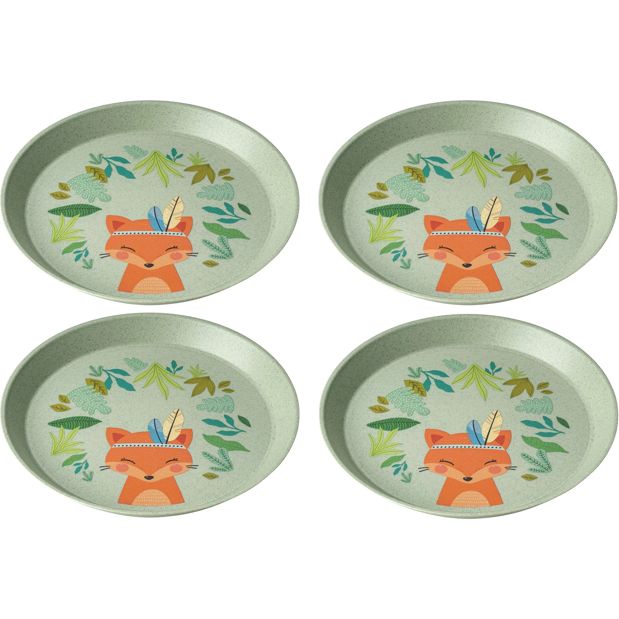 

Пластиковые тарелки KOZIOL «CONNECT PLATE HARRY», (набор, 4 шт., 4x маленькие тарелки 205 мм), 100 % перерабатываемые, 100 % производство Германии, CO²-нейтральное производство, Ø 20,5 см, зеленый
