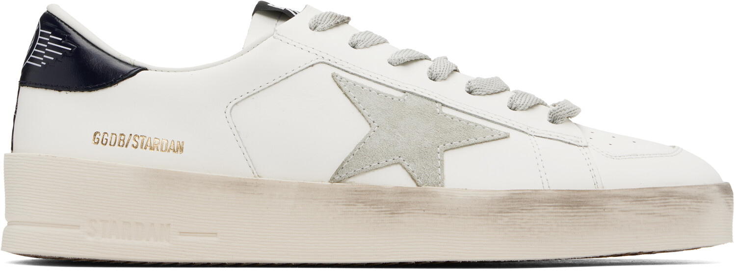 

Белые кроссовки Stardan Golden Goose, White/Ice/Blue, Белый, Белые кроссовки Stardan Golden Goose, White/Ice/Blue
