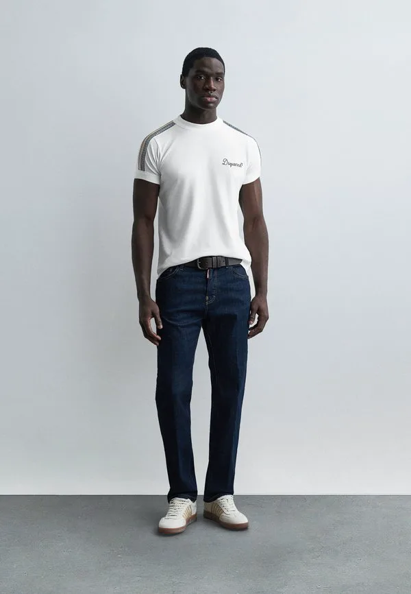 Стильная футболка с принтом Dsquared2, White — фото 2
