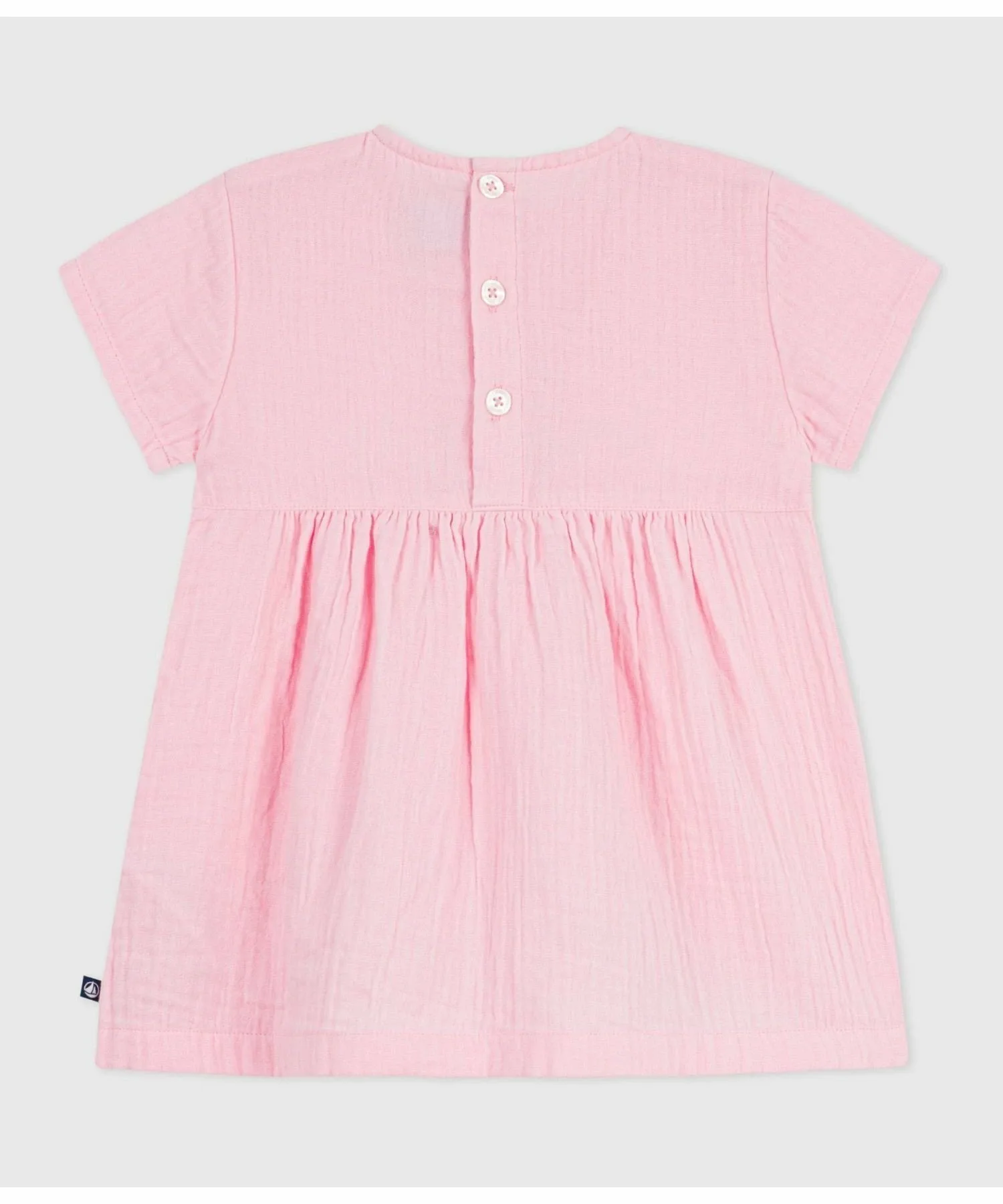 Платье из двойной марли PETIT BATEAU, Light Pink — фото 2
