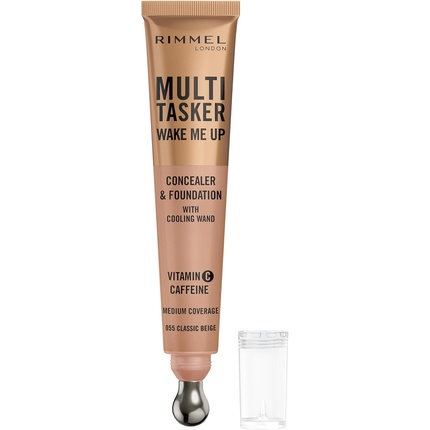 Многофункциональная основа и консилер Wake Me Up 20 мл 055 Classic Beige Rimmel — фото 2