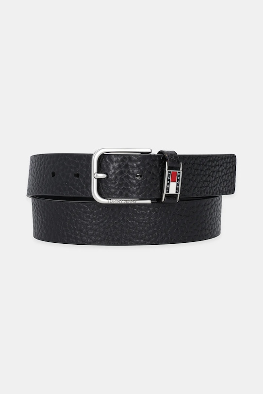 

Кожаный ремень Tommy Jeans, черный