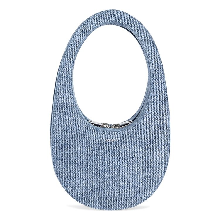 

Сумка Coperni Denim Mini Swipe Bag, цвет Washed Blue