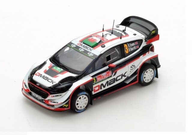 

Модель Spark Ford Fiesta Wrc #3 Winner GB 2017 Evans 1:43 S5174